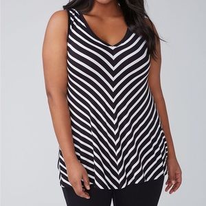 Lane Bryant V-Neck Swing Tank
